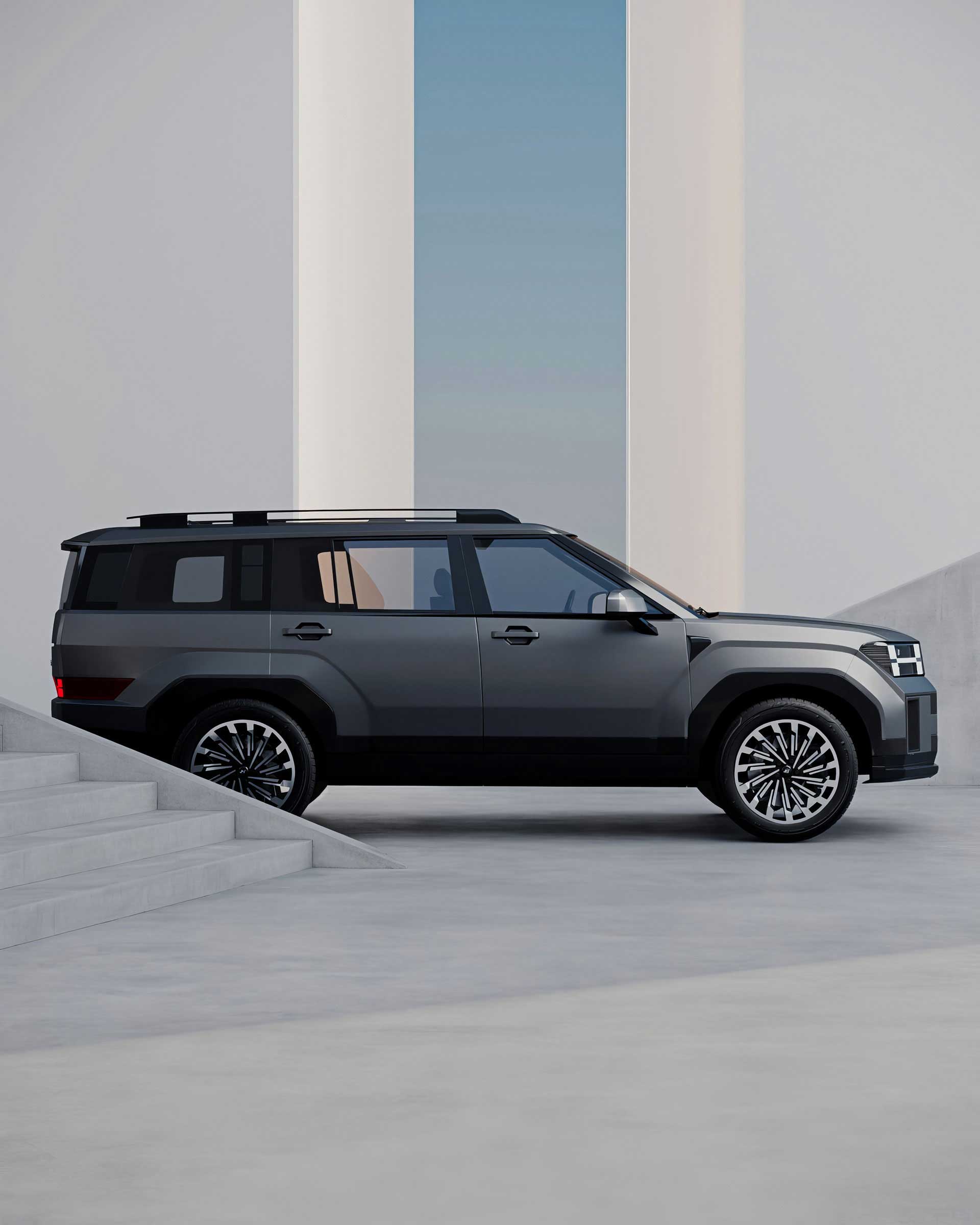 Hyundai Santa Fe 2025 CGI — product visualization, image 1